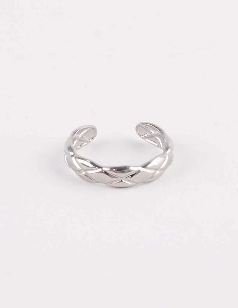 Anillo fino plateado Carla